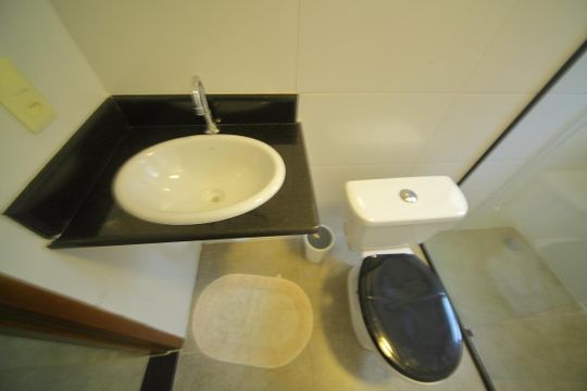Banheiro  de apartamento à venda com 1 quarto, 38m² em Anchieta, São Bernardo do Campo