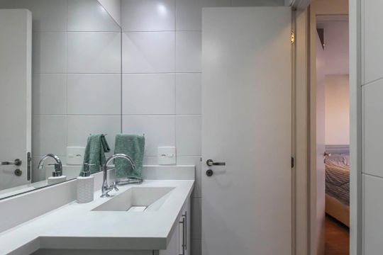 Banheiro de apartamento para alugar com 2 quartos, 60m² em Parque da Vila Prudente, São Paulo