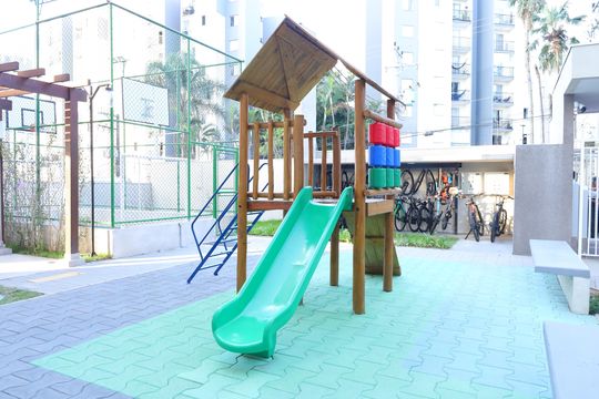 Área comum - Playground de apartamento para alugar com 1 quarto, 26m² em Parada Xv de Novembro, São Paulo
