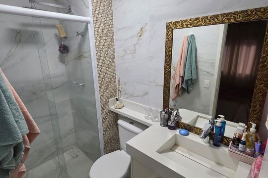 Banheiro de apartamento à venda com 2 quartos, 80m² em Vila Formosa, São Paulo