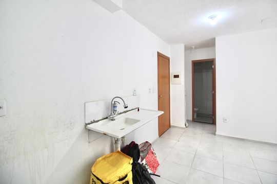 Cozinha  de apartamento para alugar com 2 quartos, 54m² em Lageado, Ferraz de Vasconcelos