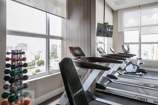 Área comum - Academia de kitnet/studio para alugar com 1 quarto, 30m² em Perdizes, São Paulo