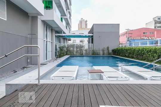 Área comum - Piscina de kitnet/studio para alugar com 1 quarto, 30m² em Perdizes, São Paulo