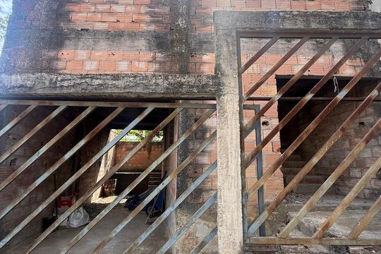 Fachada de casa à venda com 3 quartos, 110m² em Tijuca, Contagem