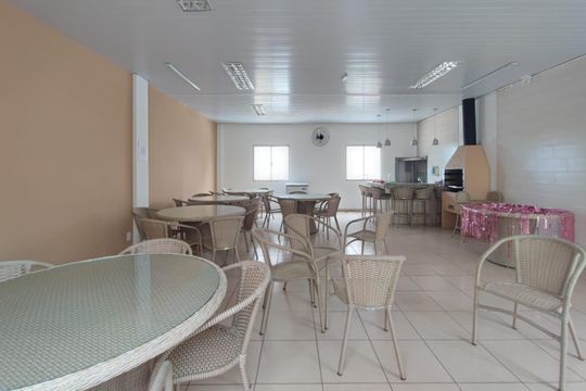 Área comum - Churrasqueira de apartamento para alugar com 3 quartos, 59m² em Jardim Nova Europa, Campinas