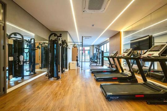 Área comum - Academia de apartamento para alugar com 2 quartos, 70m² em Jardim Prudência, São Paulo