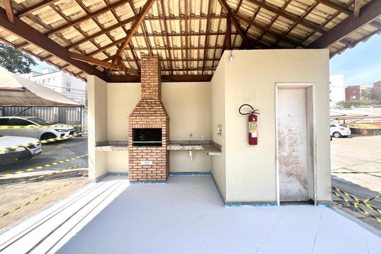 Área comum - Churrasqueira de apartamento à venda com 2 quartos, 55m² em Arpoador, Contagem