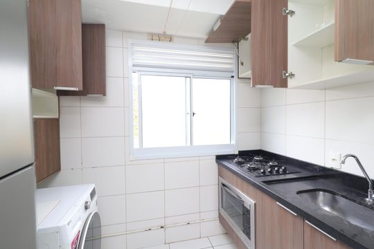 Cozinha de apartamento para alugar com 2 quartos, 38m² em Colônia (zona Leste), São Paulo