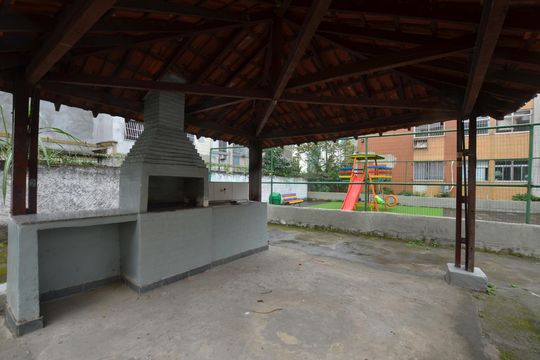 Área comum - Churrasqueira de apartamento à venda com 2 quartos, 48m² em Jardim Sulacap, Rio de Janeiro