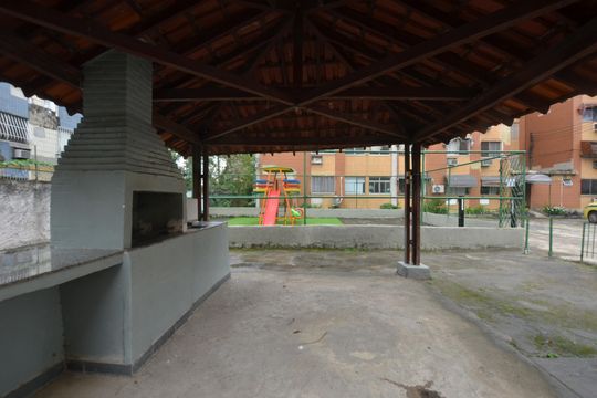 Área comum - Churrasqueira de apartamento à venda com 2 quartos, 48m² em Jardim Sulacap, Rio de Janeiro
