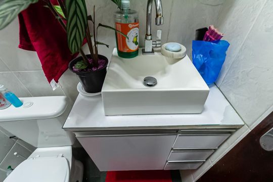 Lavabo de casa de condomínio à venda com 2 quartos, 80m² em Jardim Lauro Gomes, São Bernardo do Campo