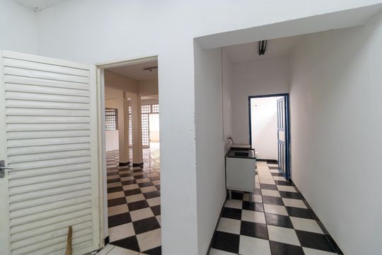 Cozinha de casa para alugar com 1 quarto, 100m² em Jardim São Vicente, Campinas