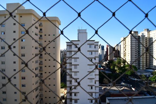 Quarto 2 - Vista de apartamento à venda com 2 quartos, 58m² em Cambuí, Campinas