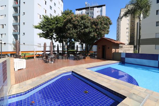 Área comum - Piscina de apartamento à venda com 2 quartos, 58m² em São Lucas, São Paulo