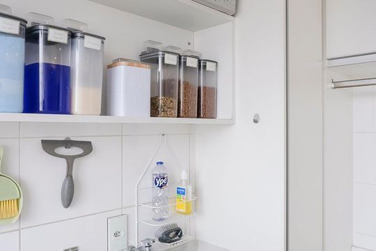 Área de serviço de apartamento à venda com 3 quartos, 133m² em Olímpico, São Caetano do Sul