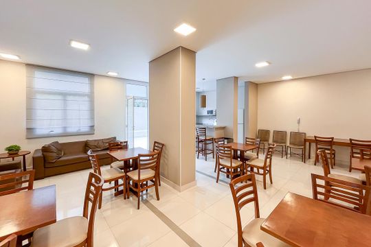 Salão de festas de apartamento à venda com 3 quartos, 133m² em Olímpico, São Caetano do Sul