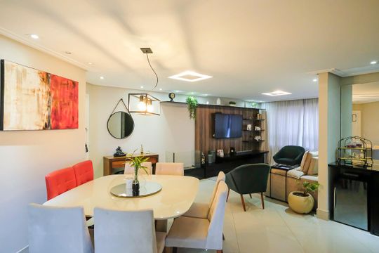 Sala de apartamento à venda com 3 quartos, 133m² em Olímpico, São Caetano do Sul