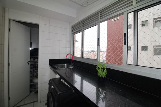Área de Serviço de apartamento à venda com 3 quartos, 123m² em Carandiru, São Paulo