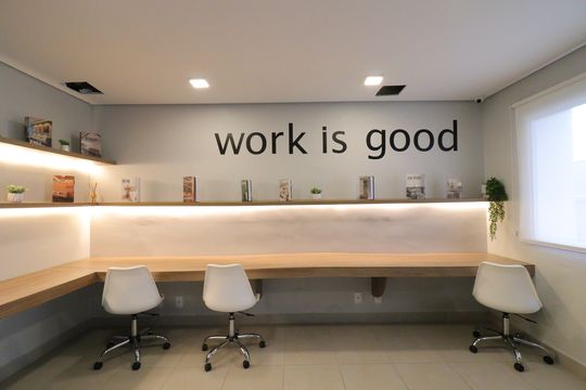 Área comum - CoWorking de apartamento para alugar com 2 quartos, 30m² em Socorro, São Paulo