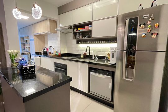 Cozinha de apartamento à venda com 3 quartos, 87m² em Jaguaré, São Paulo