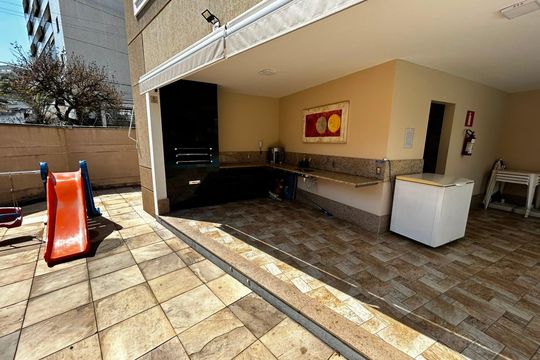 Área externa de apartamento para alugar com 3 quartos, 80m² em União, Belo Horizonte