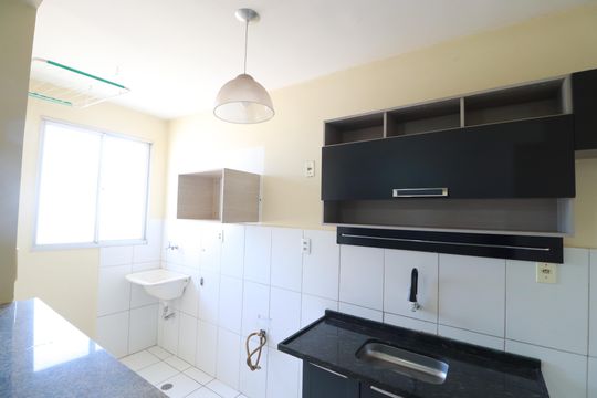 Cozinha  de apartamento para alugar com 2 quartos, 50m² em Jardim Paulistano, Ribeirão Preto