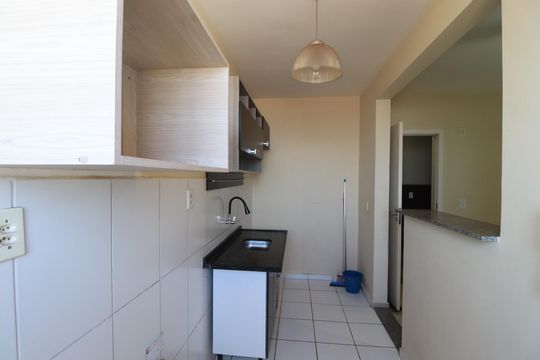 Cozinha  de apartamento para alugar com 2 quartos, 50m² em Jardim Paulistano, Ribeirão Preto