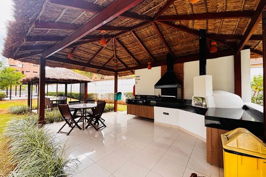 Área comum - Churrasqueira de apartamento à venda com 3 quartos, 196m² em Empresarial 18 do Forte, Barueri