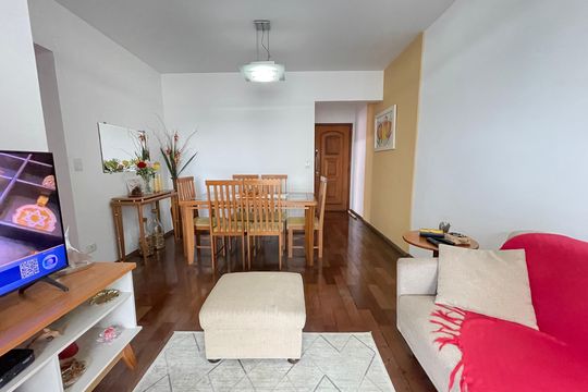 Sala de apartamento à venda com 3 quartos, 74m² em Jardim das Vertentes, São Paulo