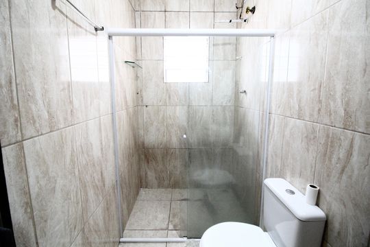 Banheiro de casa para alugar com 2 quartos, 60m² em Lajeado, Ferraz de Vasconcelos