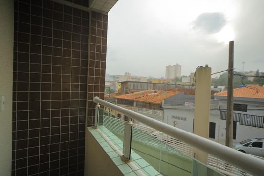 Varanda da Sala de apartamento para alugar com 2 quartos, 50m² em Vila Santa Angelina, São Bernardo do Campo