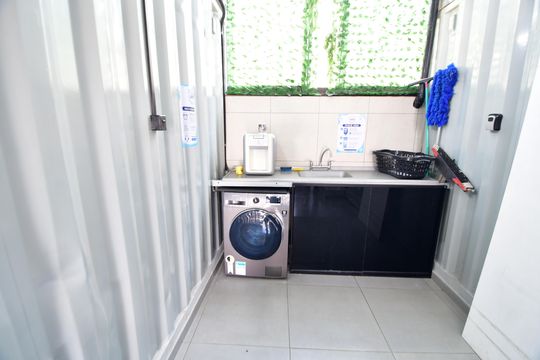 Lavanderia de kitnet/studio para alugar com 1 quarto, 15m² em Taquaral, Campinas