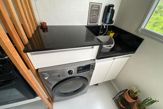Área de Serviço de apartamento à venda com 2 quartos, 44m² em Parque Ipe, São Paulo