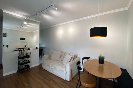 Sala de apartamento à venda com 2 quartos, 44m² em Parque Ipe, São Paulo
