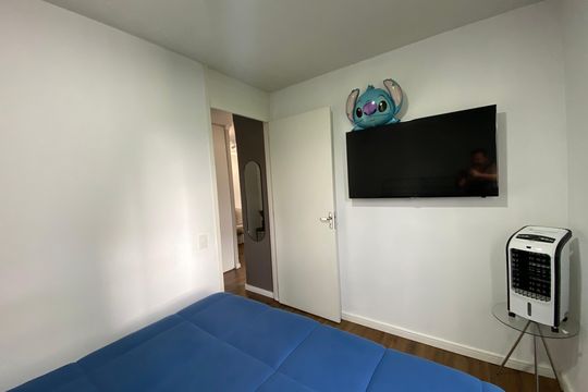 Quarto de apartamento à venda com 2 quartos, 44m² em Parque Ipe, São Paulo