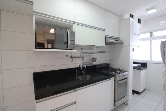 Cozinha de apartamento à venda com 3 quartos, 78m² em Barra Olímpica, Rio de Janeiro