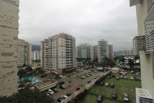 Sala - Varanda de apartamento à venda com 3 quartos, 78m² em Barra Olímpica, Rio de Janeiro