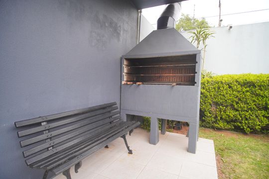Área comum - Churrasqueira de apartamento à venda com 3 quartos, 88m² em Fião, São Leopoldo