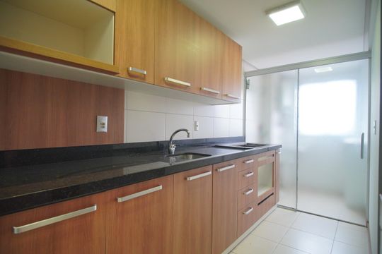 Cozinha de apartamento à venda com 3 quartos, 88m² em Fião, São Leopoldo