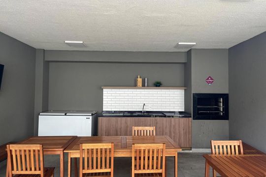 Área comum - Churrasqueira de apartamento para alugar com 1 quarto, 27m² em Água Branca, São Paulo
