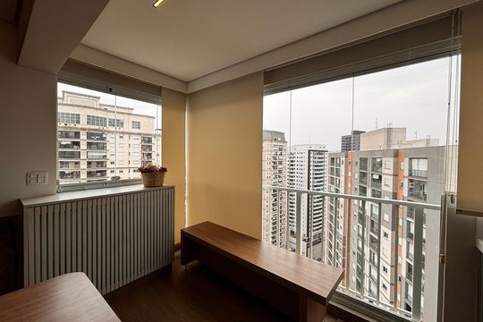 Varanda de apartamento para alugar com 1 quarto, 53m² em Alphaville Empresarial, Barueri