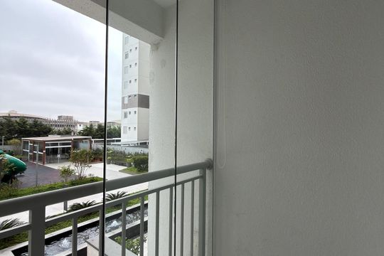 Sacada da Sala de apartamento à venda com 2 quartos, 50m² em Rudge Ramos, São Bernardo do Campo