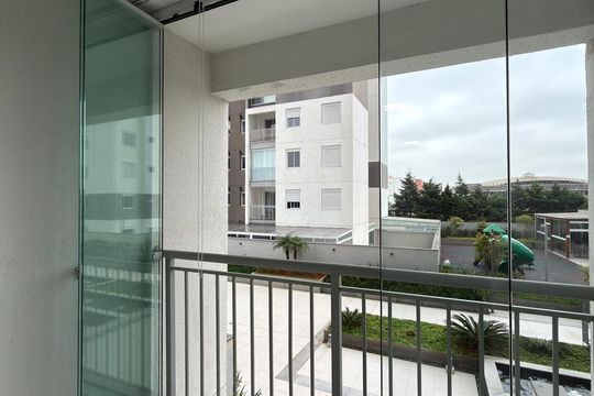 Sacada da Sala de apartamento à venda com 2 quartos, 50m² em Rudge Ramos, São Bernardo do Campo