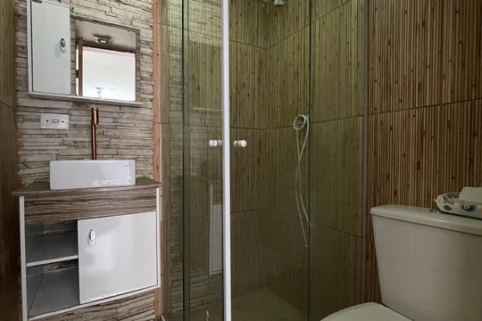 Banheiro de apartamento à venda com 2 quartos, 44m² em Vila Princesa Isabel, São Paulo