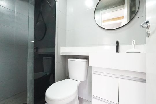 Banheiro de apartamento para alugar com 2 quartos, 37m² em Cambuci, São Paulo