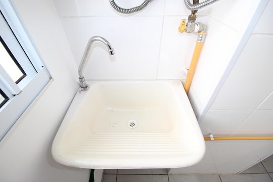 Cozinha de apartamento para alugar com 2 quartos, 50m² em Colônia (zona Leste), São Paulo