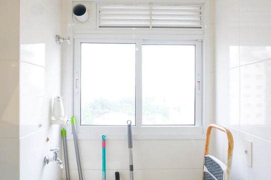Área de serviço de apartamento à venda com 1 quarto, 43m² em Vila Santa Filomena, São Bernardo do Campo