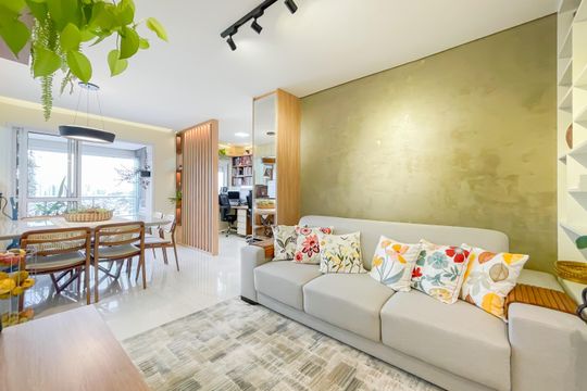 Sala de apartamento à venda com 2 quartos, 72m² em Bela Vista, Osasco