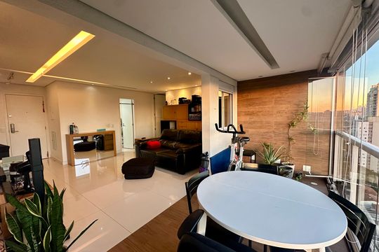 Varanda de apartamento para alugar com 1 quarto, 74m² em Campo Belo, São Paulo