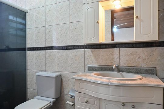 Banheiro Suíte de casa à venda com 3 quartos, 180m² em Vila Sonia do Taboao, Taboão da Serra